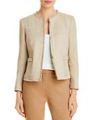 Weekend Max Mara Fringe Trim Linen Jacket