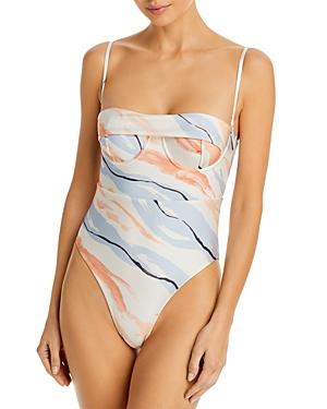 Revel Rey Ezra Printed One Piece Swimsuit