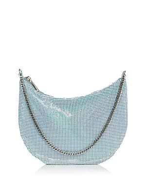 Aqua Small Mesh Baguette Shoulder Bag - 100% Exclusive