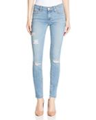 Paige Denim Verdugo Ankle Jeans In Annora Destructed