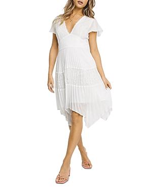 French Connection Bikata Lace Pleated Dress