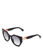 Fendi Geometric Cat Eye Sunglasses, 51mm