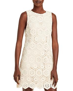 Alice And Olivia Clyde Crochet Shift Dress