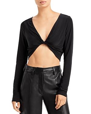 Wayf Tegan Cutout Twist Top