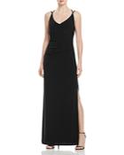 Laundry By Shelli Segal Cross Back Gown