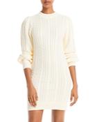 Wayf Cable Knit Sweater Dress