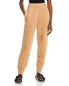 Helmut Lang Distressed Sweater Knit Jogger Pants