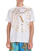 Versace Jeans Couture V-emblem Foil Logo T-shirt