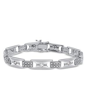 Bloomingdale's Diamond Link Bracelet In 14k White Gold, 1.25 Ct. T.w. - 100% Exclusive