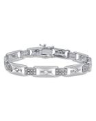 Bloomingdale's Diamond Link Bracelet In 14k White Gold, 1.25 Ct. T.w. - 100% Exclusive