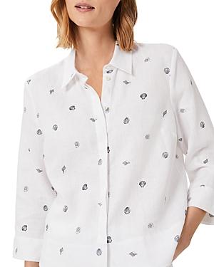 Hobbs London Nita Linen Boxy Shirt