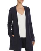 Theory Relaxed Open-front Cashmere Cardigan
