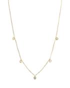 Aqua Sterling Thin Chain Circle Drop Necklace, 16 - 100% Exclusive