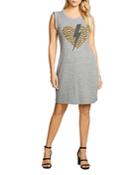 Chaser Graphic Print Tank Dress