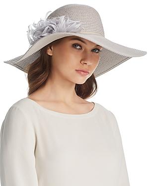 August Hat Company Dress Me Up Feather-trim Floppy Hat