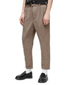 Allsaints Vaga Slim Fit Tapered Cropped Trousers