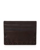 John Varvatos Star Usa Marble Stained Leather Card Case