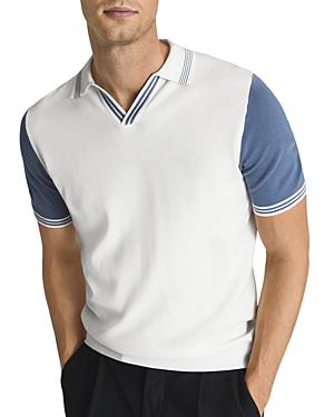 Reiss Shark Open Collar Tipped Polo Shirt
