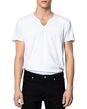 Zadig & Voltaire Monas Cotton Henley Shirt