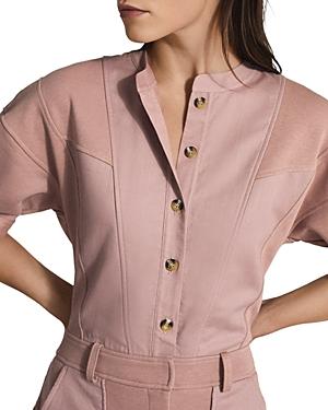 Reiss Emlyn Paneled Sweatshirt Dress