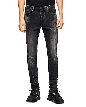 Diesel D-amny-y Skinny Fit Jeans In Black Denim