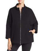Donna Karan Dolman Sleeve Zip Jacket