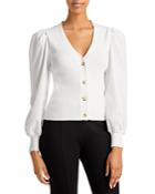 Lucy Paris Chelsea Mixed Media Top
