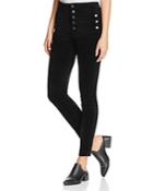 J Brand Natasha Sky-high Skinny Jeans In Black