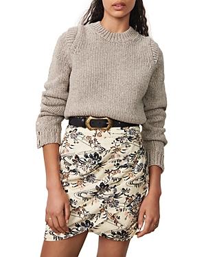 Ba & Sh Chavi Rhinestone Button Sweater