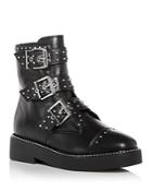 Schutz Women's Caligas Mini Stud Combat Boots