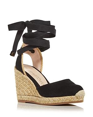 Stuart Weitzman Women's Marguerita Wedge Platform Espadrille Sandals