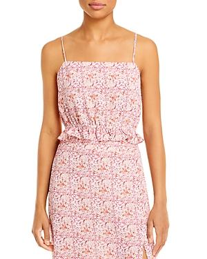 Lucy Paris Floral Ruffled Cami