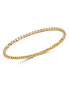 Roberto Coin 18k Yellow Gold Diamond Classics Bangle Bracelet