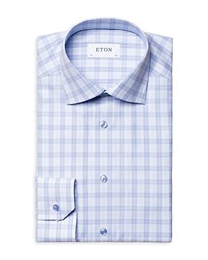 Eton Plaid Stretch Slim Fit Shirt