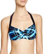 Carmen Marc Valvo Manhattan Halter Bikini Top