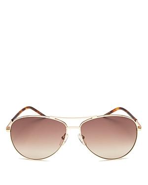 Marc Jacobs Women's Brow Bar Aviator Sunglasses, 59mm