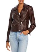 Paige Danette Leather Moto Jacket