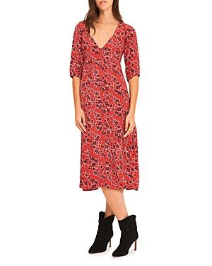 Ba & Sh Jazz Midi Dress