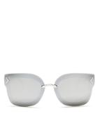 Kendall And Kylie Priscilla Cat Eye Mirrored Sunglasses, 65mm