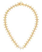 Allsaints Quartz Stone Bar Collar Necklace, 15