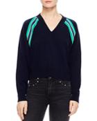 Sandro Alexandrie Stripe-trim Sweater