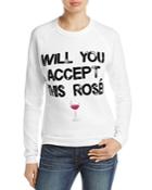 Bow & Drape Accept Rose Pullover - 100% Bloomingdale's Exclusive