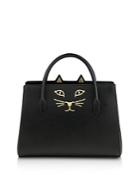Charlotte Olympia Feline Small Leather Tote