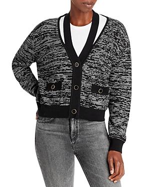 Aqua Ari Cutout Ribbed Cardigan - 100% Exclusive