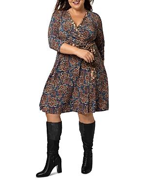 Leota Plus Banded Perfect Wrap Dress