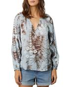 Velvet By Graham & Spencer Sharon Tie Dye Top