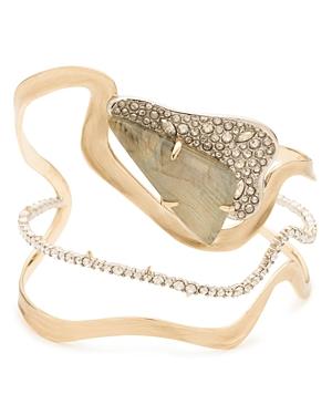 Alexis Bittar Crystal Embellished Cuff Bracelet