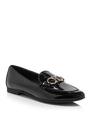 Salvatore Ferragamo Trifoglio Patent Leather Loafers