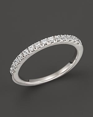 Diamond Band Ring In 14k White Gold, .30 Ct. T.w.