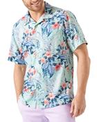 Tommy Bahama Garden Of Hope And Courage Printed Islandzone Camp Shirt